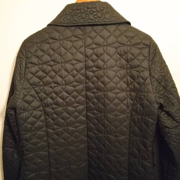 T Tahari quilted coat jacket size small - Picture 3 of 8